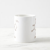 Mug Molécule de chocolat personnalisée (Centre)