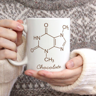 Mug Molécule de chocolat personnalisée