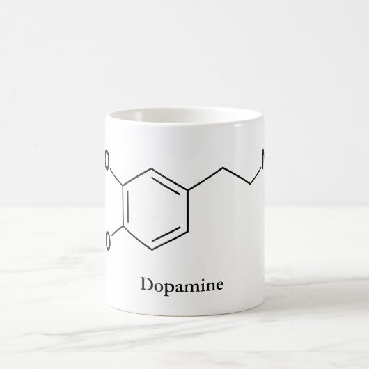 Mug Molécule de dopamine Chimie Science (Centre)