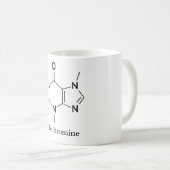 Mug Molécule de théobromine Chimie Amateurs de chocola (Devant droit)