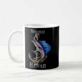 Mug Molokai Hawaii Espadon Marlin Pêche Océan (Gauche)