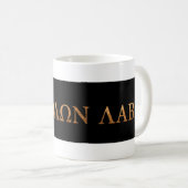 Mug Molon Labe (venu et obtenez-le) (Devant droit)