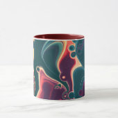 Mug Molten Waves in Midnight Motion (Centre)