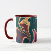 Mug Molten Waves in Midnight Motion (Gauche)