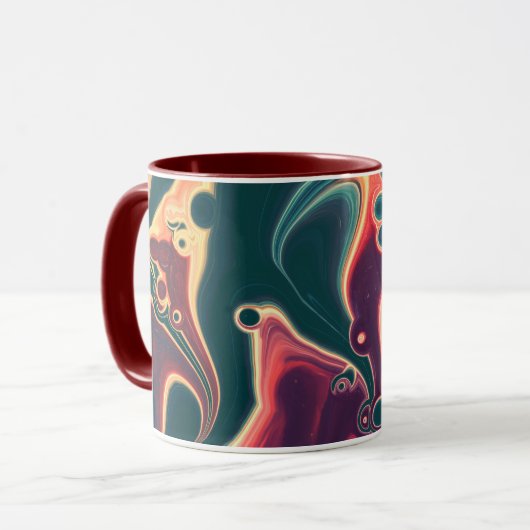 Mug Molten Waves in Midnight Motion (Devant gauche)