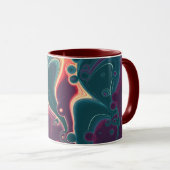 Mug Molten Waves in Midnight Motion (Devant droit)