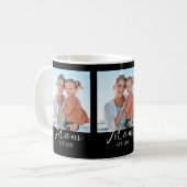 Mug Mom a établi Script Noir 3 Photo (Devant gauche)