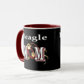 Mug MOM chien beagle (Devant gauche)