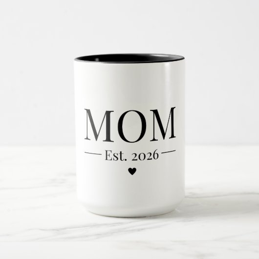Mug Mom Established 2026 (Centre)