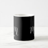 Mug Mom Established Black Scrip New Mom Gift  (Centre)