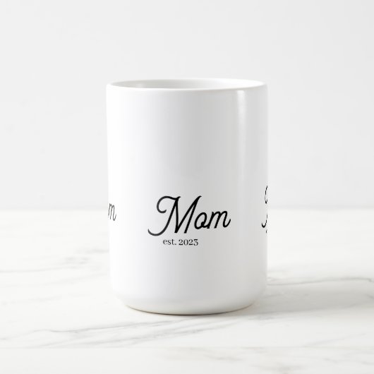 Mug Mom Established Black Script (Centre)