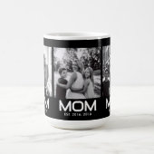 Mug Mom Established Bold Black 3 Photo  (Centre)