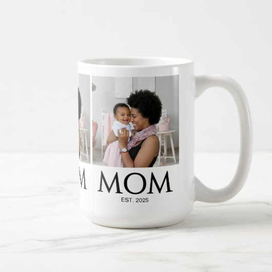 Mug Mom Established Classic Caps White Photo (Droite)