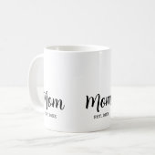 Mug Mom Established New Mom Gift (Devant gauche)