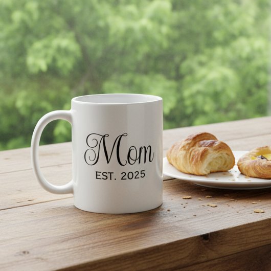 Mug Mom Established New Mom Gift 