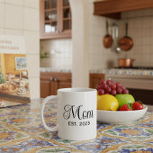 Mug Mom Established New Mom Gift 