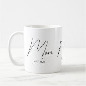 Mug Mom Established New Mom Gift  (Gauche)