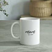 Mug Mom Established New Mom Script Gift