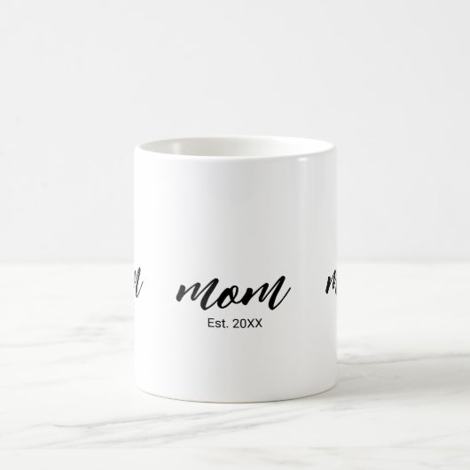 Mug Mom Established New Mom Script Gift (Centre)