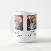 Mug Mom Established Script 3 Photo White (Devant gauche)