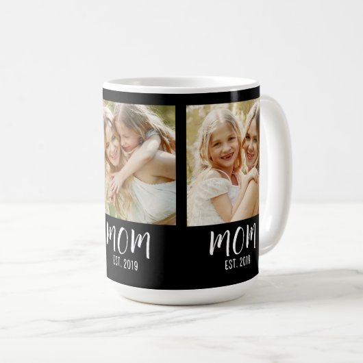 Mug Mom Established Script Black 3 Photo (Devant droit)