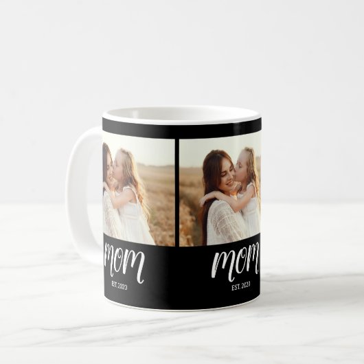 Mug Mom Established Script Black 3 Photo (Devant gauche)