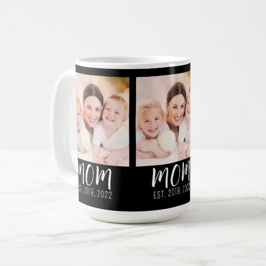 Mug Mom Established Script Black 3 Photo  (Devant gauche)
