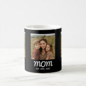Mug Mom Established Script Black 3 Photo (Centre)