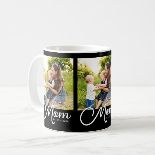 Mug Mom Established Script Black 3 Photo (Devant gauche)