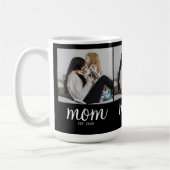 Mug Mom Established Script Black 3 Photo (Gauche)