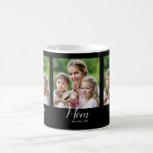 Mug Mom Established Script Black 3 Photo (Centre)
