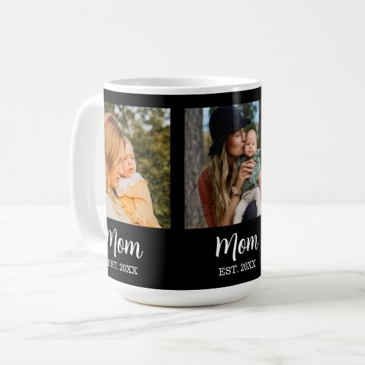 Mug Mom Established Script Black 3 Photo  (Devant gauche)