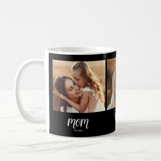 Mug Mom Established Script Black 3 Photo (Gauche)