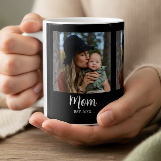 Mug Mom Established Script Black Photo