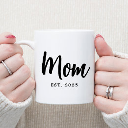 Mug Mom Established Year New Mother Gift