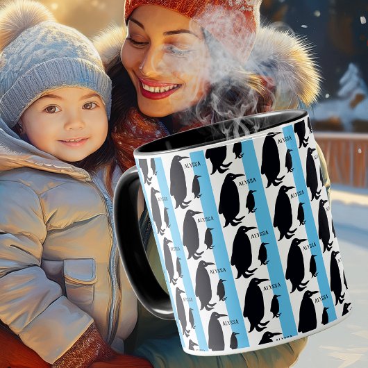 Mug MOM et Baby Penguin