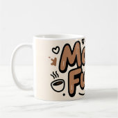Mug Mom Fuel Funny Typography Design (Gauche)