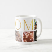 Mug MOM Gold Foil texte moderne élégant Multi 7 Photo (Devant droit)