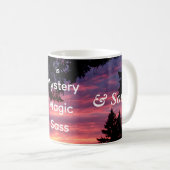 Mug Mom is Mystery, Magic, Sass & Soul – Inspirational (Devant droit)