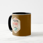 Mug Mom Life Coffee Time – Minimal Design (Devant gauche)