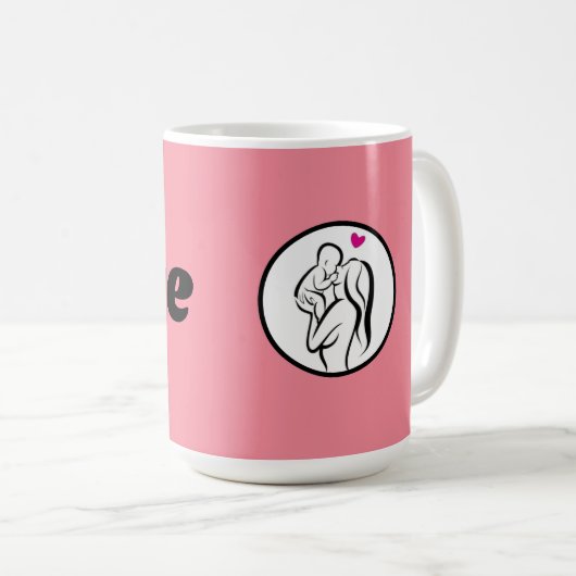 Mug Mom love (Devant droit)