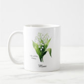 Mug Mom May Birth Flower Lily of the Valley (Gauche)