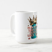 Mug Mom Mode Survival Expert Tee | Since 2025 Funny Mo (Devant gauche)