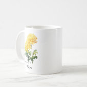 Mug Mom November Birth Flower Chrysanthemum (Devant gauche)