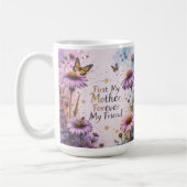 Mug MOM Purple Echineceas Butterflies (Gauche)