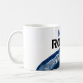 Mug *~* MOM ROCKS Crystal Geode Lapidary Blue Agate (Gauche)