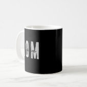 Mug Mom Since 20xx Modern Simple Preppy (Devant gauche)