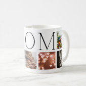 Mug MOM texte moderne élégant Multi 7 Photo (Devant droit)