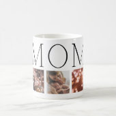 Mug MOM texte moderne élégant Multi 7 Photo (Centre)