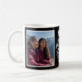 Mug Mom Thanks For Loving Me Brush Script Photo Black (Gauche)